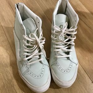 Light Blue Hightop Vans